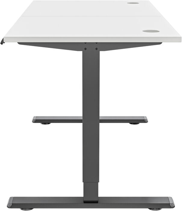 Piranha E-Base 120 skrifborð - Svart / Hvítt