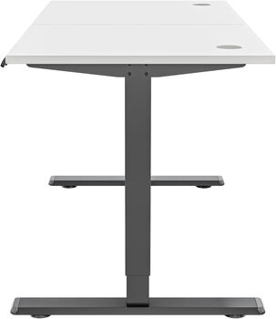 Piranha E-Base 120 skrifborð - Svart / Hvítt