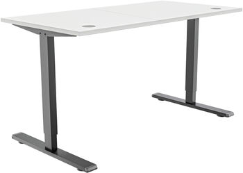 Piranha E-Base 120 skrifborð - Svart / Hvítt