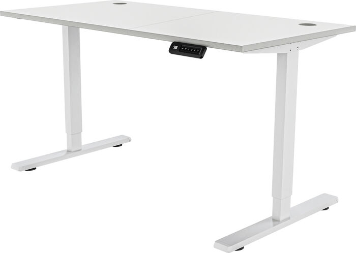 Piranha E-Base 120 skrifborð - Hvítt