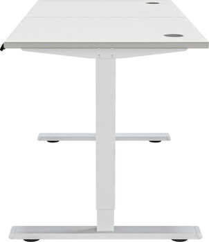Piranha E-Base 120 skrifborð - Hvítt