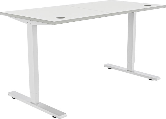 Piranha E-Base 120 skrifborð - Hvítt