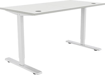 Piranha E-Base 120 skrifborð - Hvítt