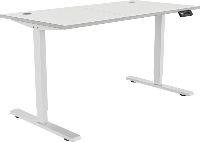 Piranha E-Base 120 skrifborð - Hvítt