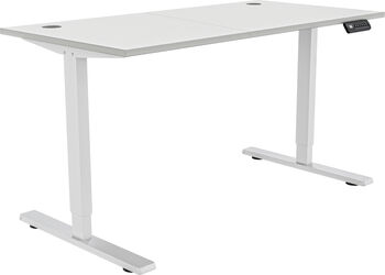 Piranha E-Base 120 skrifborð - Hvítt