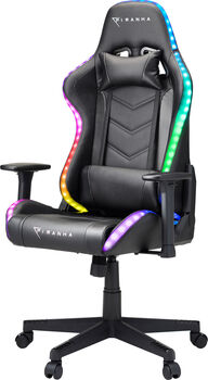 Piranha Attack RGB leikjastóll - Svartur