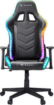 Piranha Attack RGB leikjastóll - Svartur