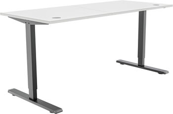 Piranha E-Base 140 skrifborð - Svart / Hvítt