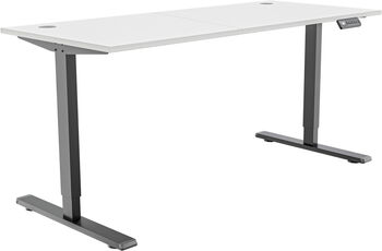 Piranha E-Base 140 skrifborð - Svart / Hvítt