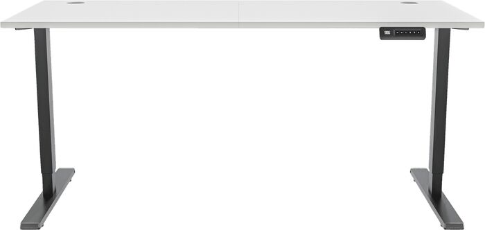Piranha E-Base 140 skrifborð - Svart / Hvítt