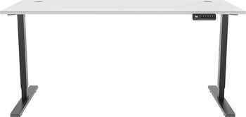 Piranha E-Base 140 skrifborð - Svart / Hvítt