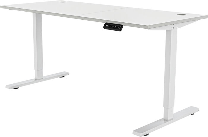 Piranha E-Base 140 skrifborð - Hvítt