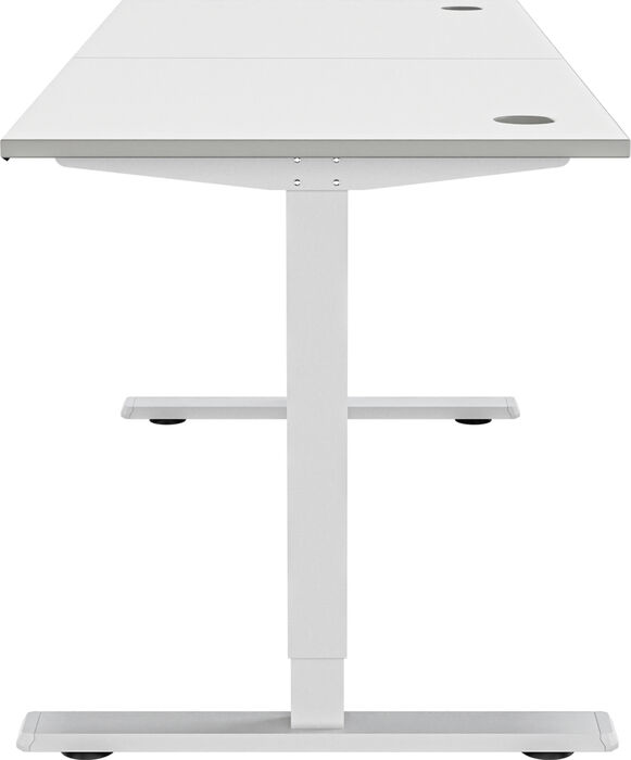 Piranha E-Base 140 skrifborð - Hvítt