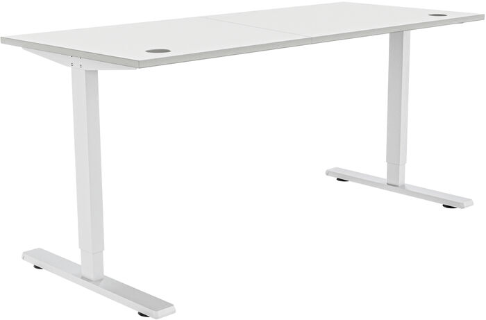 Piranha E-Base 140 skrifborð - Hvítt