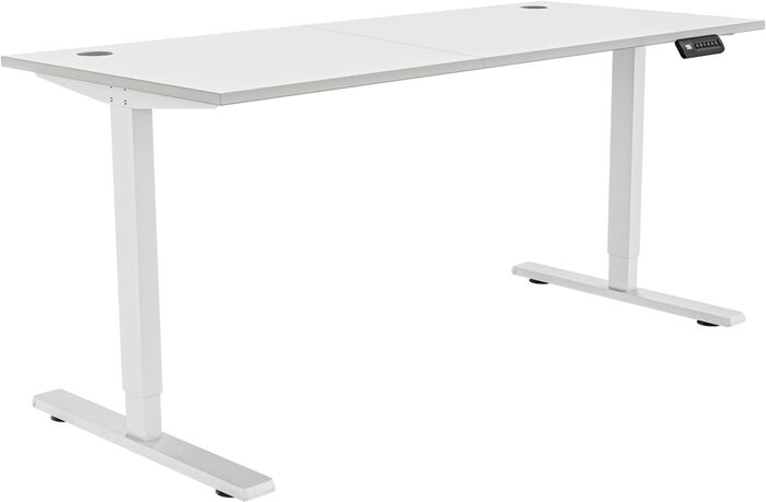 Piranha E-Base 140 skrifborð - Hvítt