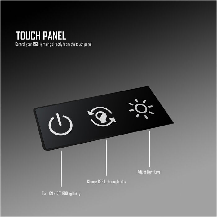 Piranha P-Base 120 leikjaskrifborð