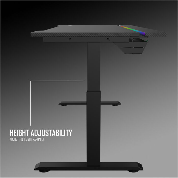 Piranha P-Base 140 RGB leikjaskrifborð