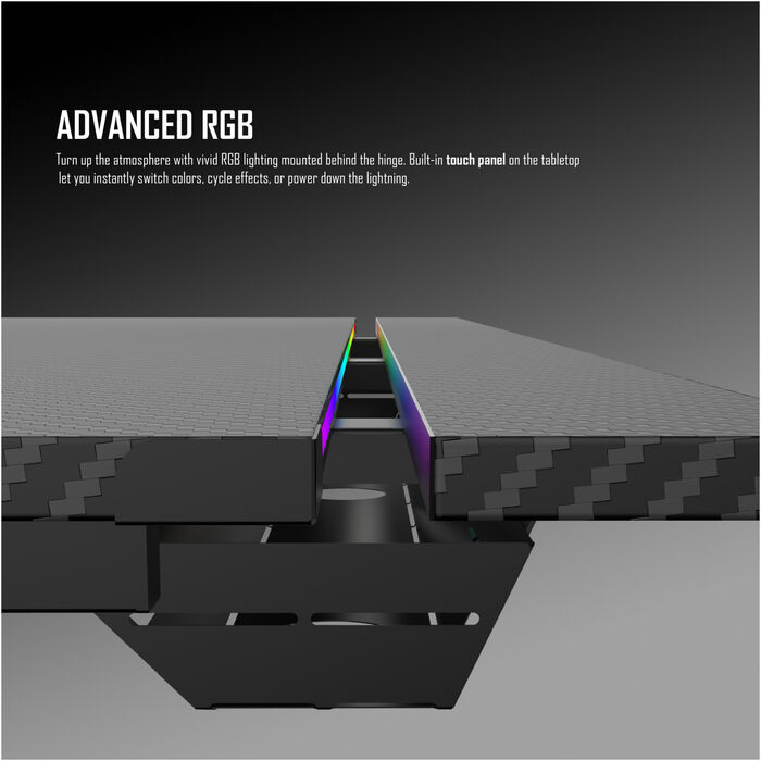 Piranha P-Base 140 RGB leikjaskrifborð