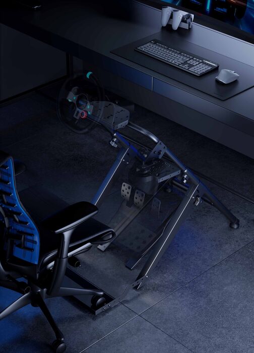 Piranha Mod V2 kappakstursleikjastandur - Svartur