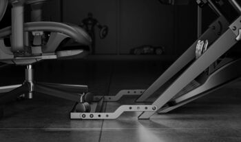 Piranha Mod V2 kappakstursleikjastandur - Svartur