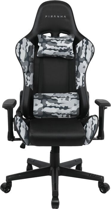 PIRANHA BITE v2 leikjastóll - Grár felulita