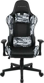 PIRANHA BITE v2 leikjastóll - Grár felulita