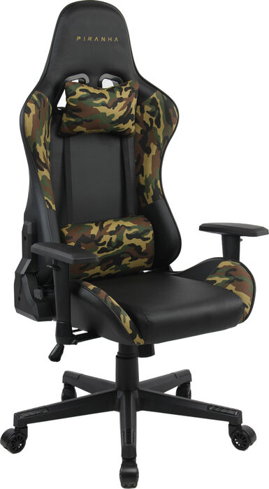 PIRANHA BITE v2 leikjastóll - Grænn felulita