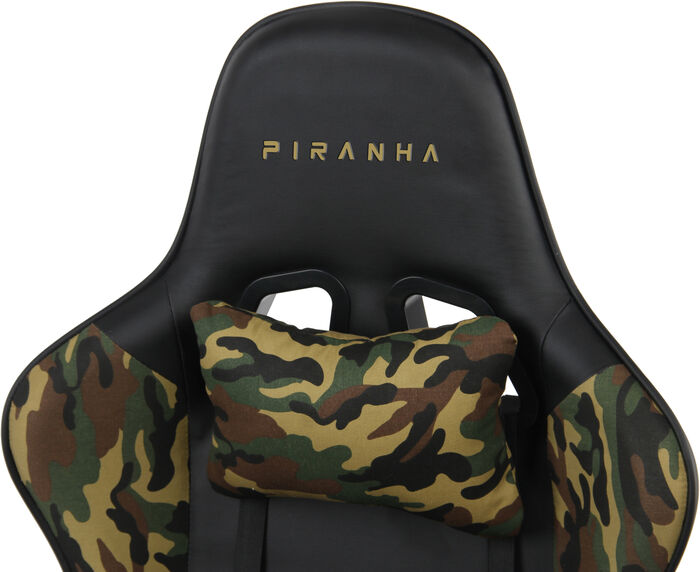 PIRANHA BITE v2 leikjastóll - Grænn felulita