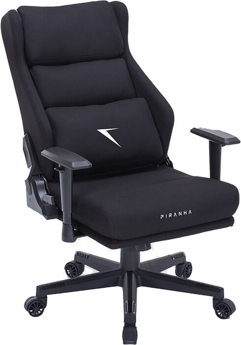 Piranha Plush leikjastóll - Svartur