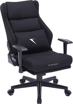 Piranha Plush leikjastóll - Svartur