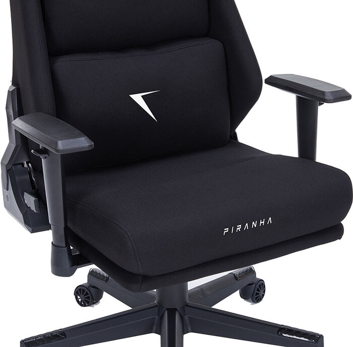 Piranha Plush leikjastóll - Svartur