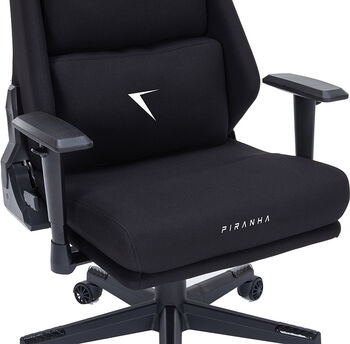 Piranha Plush leikjastóll - Svartur
