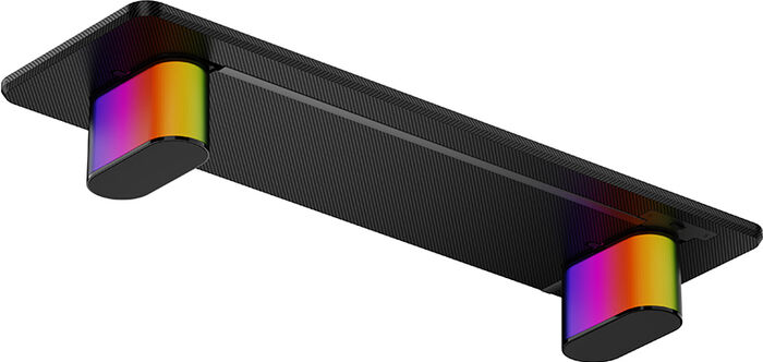 Piranha RGB skjástandur - Svartur