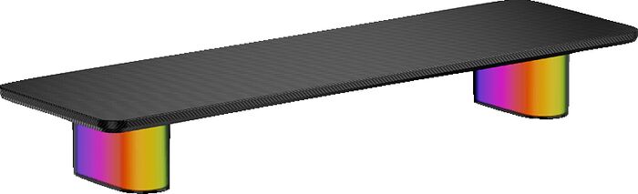 Piranha RGB skjástandur - Svartur