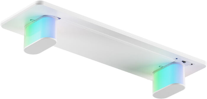 Piranha RGB skjástandur - Hvítur 