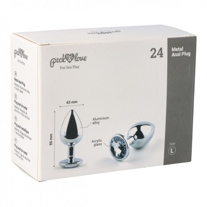 PICK&LOVE Nº 24 L rassaörvari - Silfur