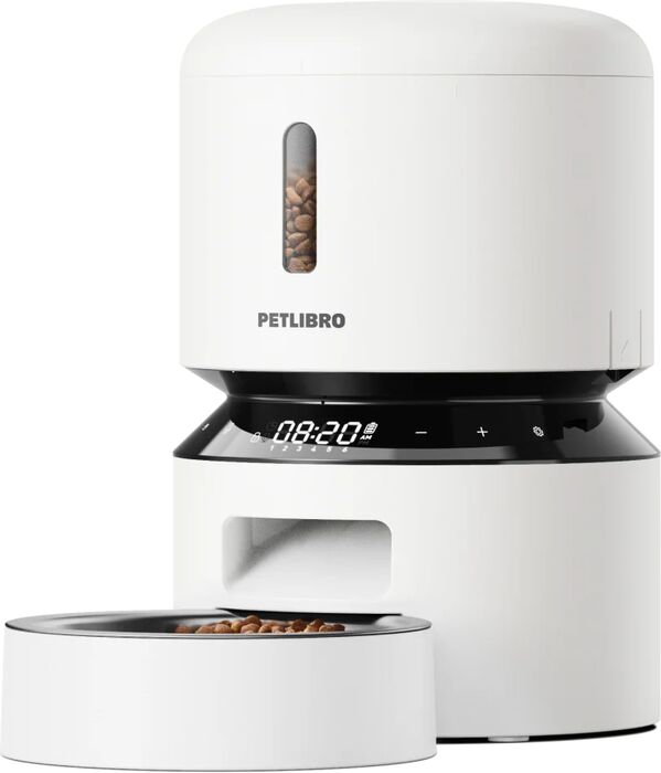 Petlibro Granary sjálfvirkur fóðurskammtari - Hvítur