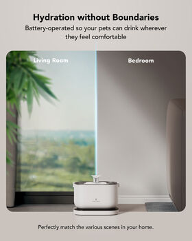 Petlibro Dockstream þráðlaus vatnsbrunnur - Hvítur
