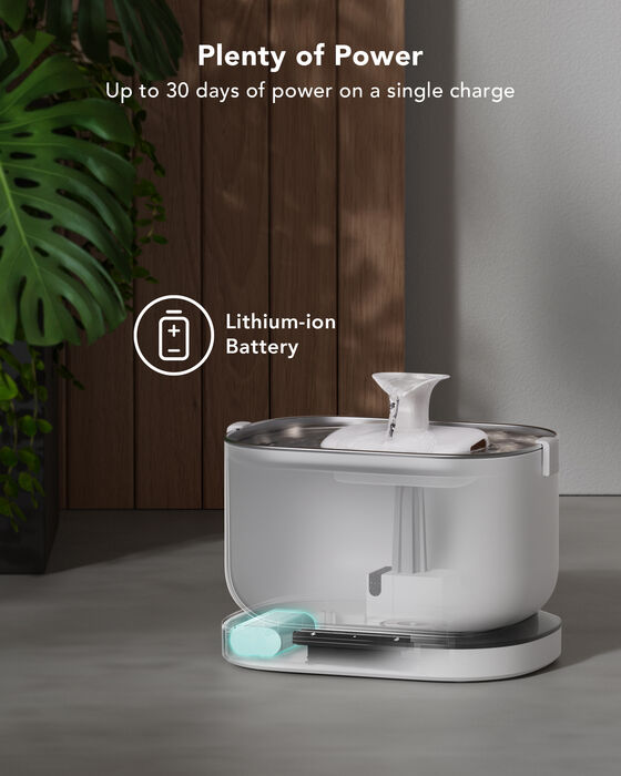 Petlibro Dockstream þráðlaus vatnsbrunnur - Hvítur