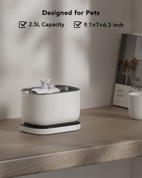 Petlibro Dockstream þráðlaus vatnsbrunnur - Hvítur