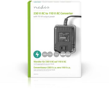 Spennubreytir 230V í 110V — 75 W