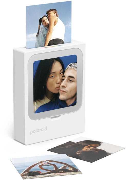 Polaroid Hi-Print 3x3 ljósmyndaprentari + 10 blöð - Hvítur