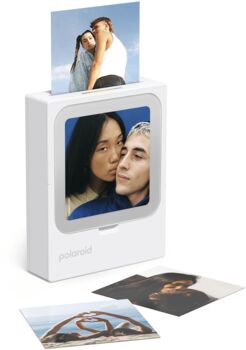 Polaroid Hi-Print 3x3 ljósmyndaprentari + 10 blöð - Hvítur
