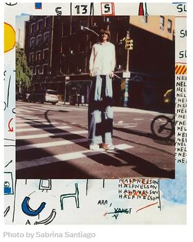 Polaroid Color litafilma i-Type með Basquiat ramma