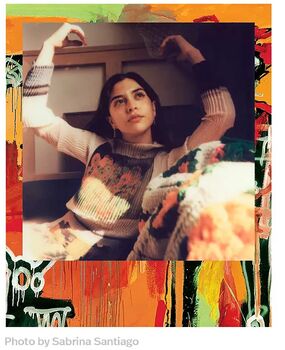 Polaroid Color litafilma i-Type með Basquiat ramma