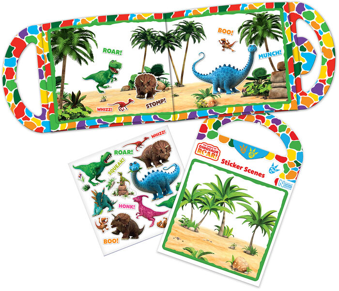 Risaeðlulímmiðabók A5