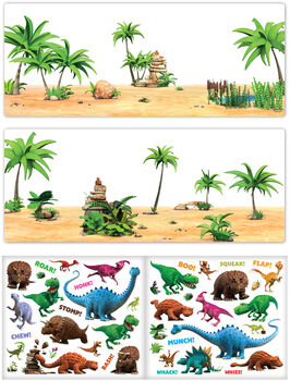 Risaeðlulímmiðabók A5