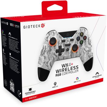 Gioteck WX-4+ þráðlaus RGB stýripinni - Ljós felulitur 
