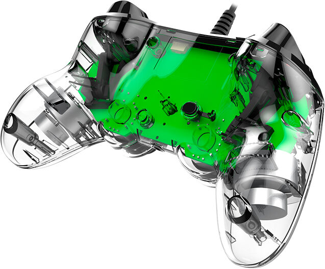PS4: Nacon fjarstýring - Græn/glær
