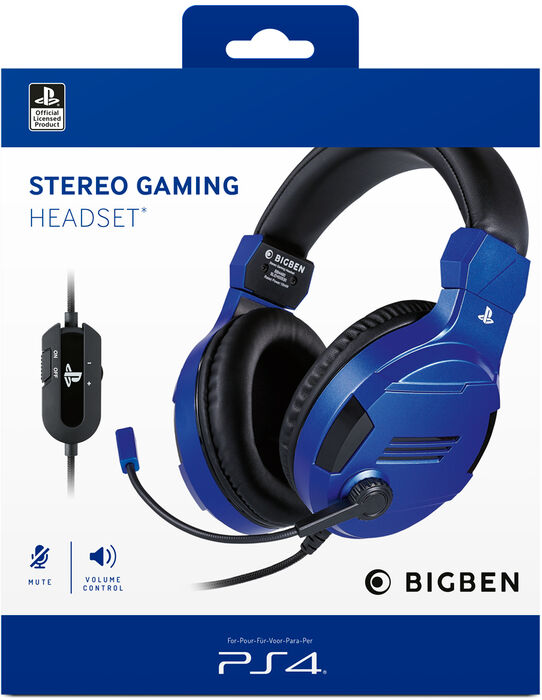 Bigben PS4 official leikjaheyrnartól - Blá